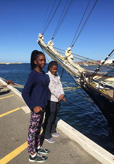 Ready to sail on the Leeuwin